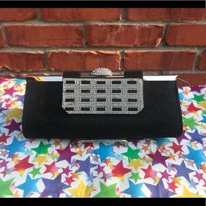 Black and Silver Evening Purse